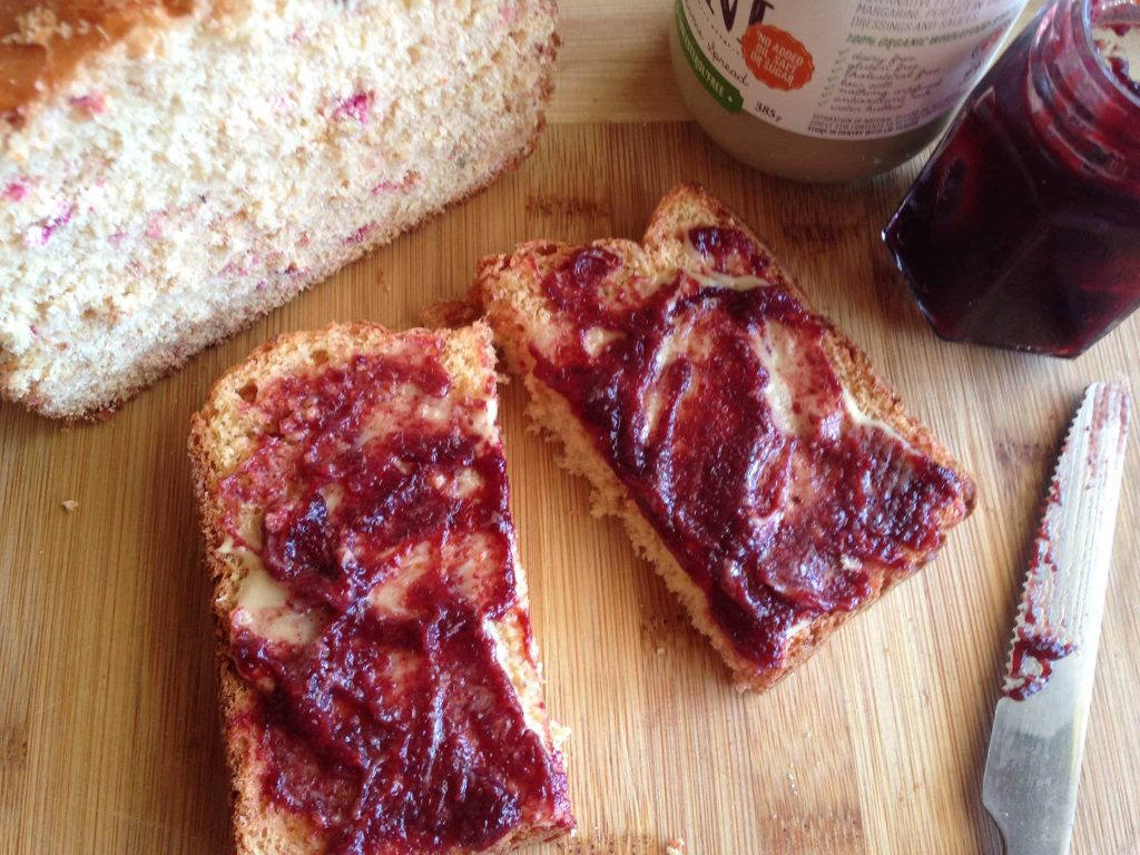 Pm Bread With Beet Jam