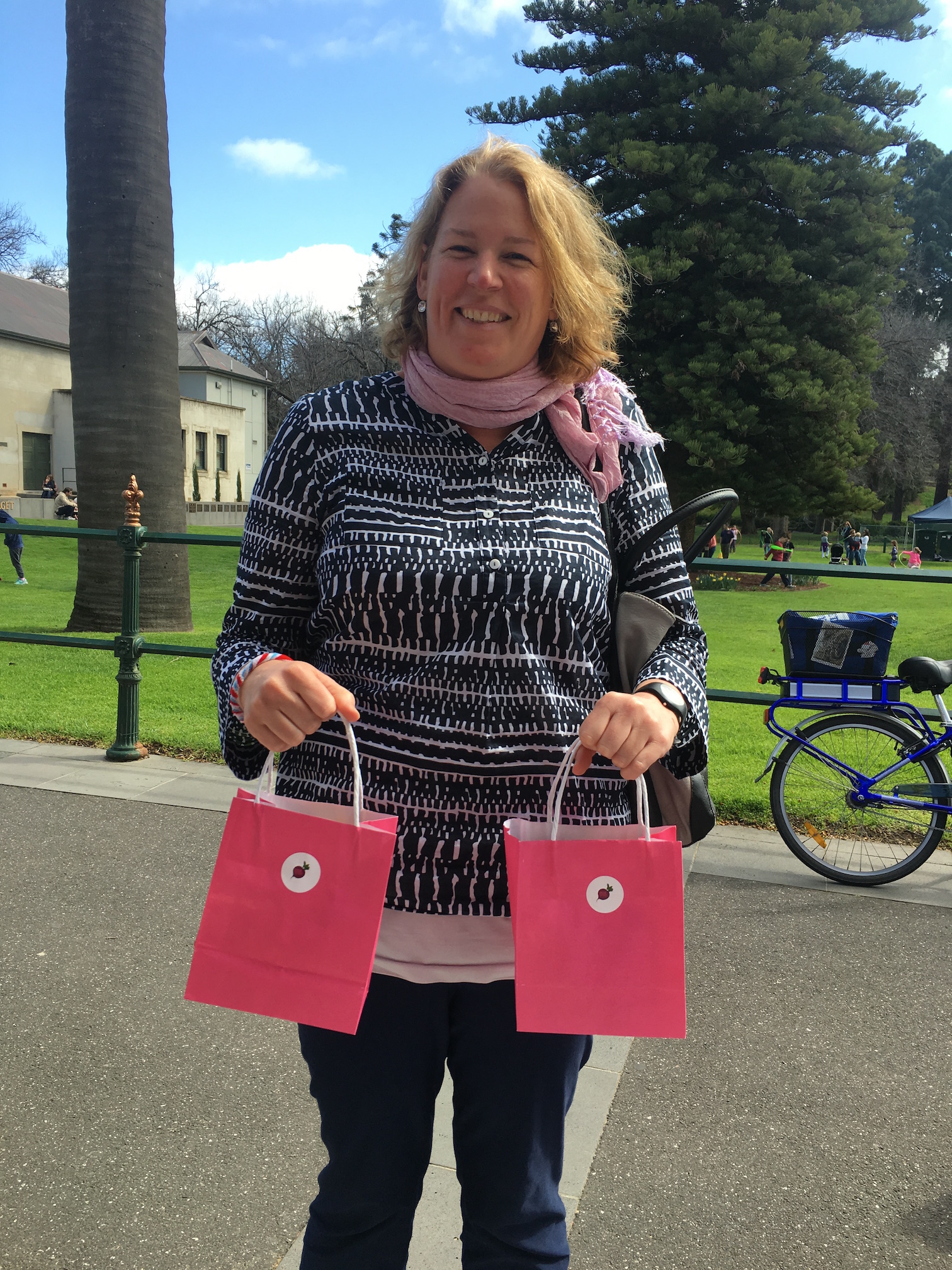 Pink Muesli bags